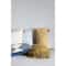 Hello Honey® Mustard Pattern Cotton Pillow with Tassels